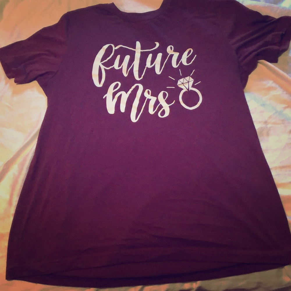 Burgundy shirt